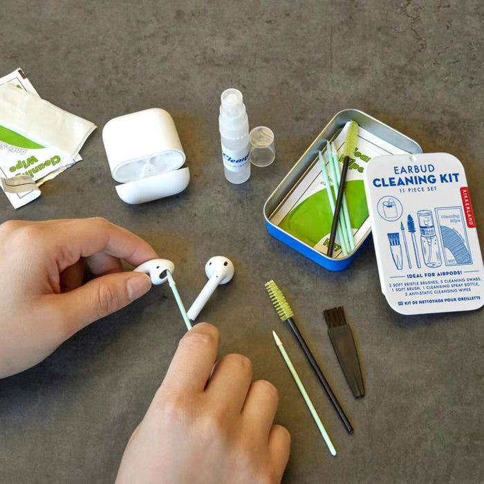 Kikkerland Earbud Cleaning Kit - Essential Tool for Earbuds & AirPods