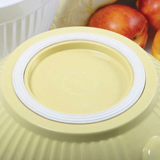 NorPro Yellow Batter Bowl - 8 Cup Mixing Bowl with Pour Spout and Handle