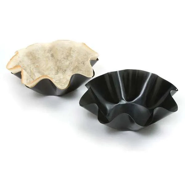 Norpro 1058 Mini Tortilla Bowl Makers - Set of 4 Nonstick Forms