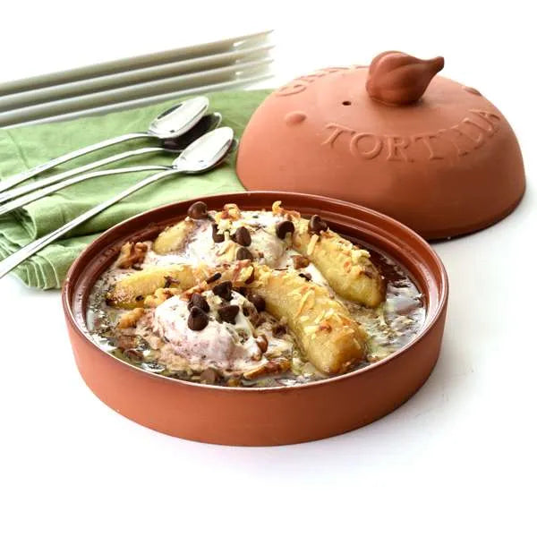 Norpro Terra Cotta Flatbread & Tortilla Warmer - Microwave Safe