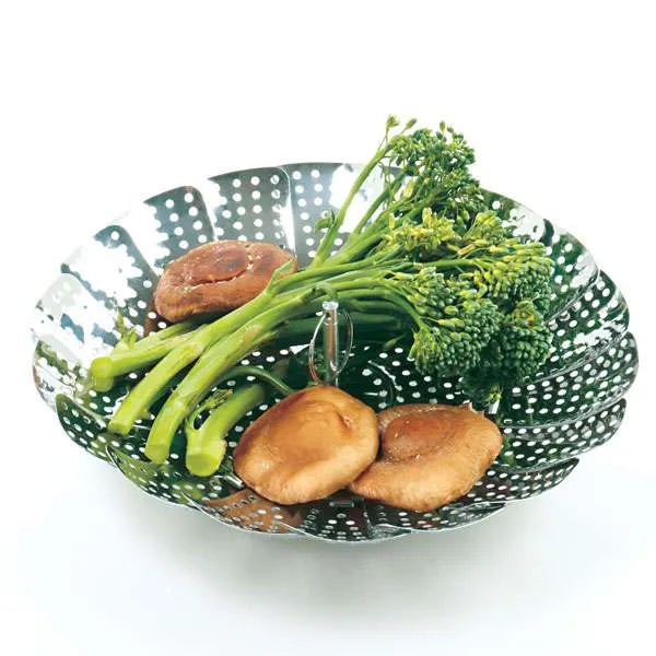 Norpro 175 Vegetable Steamer - Stainless Steel Collapsible Steamer Basket Insert