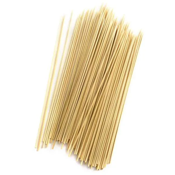 NorPro 12 Inch Bamboo Skewers - 100 Pack Natural Wood Skewers for Grilling and Appetizers