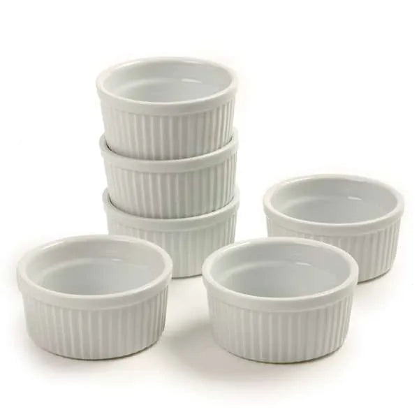 Norpro 261 Ramekins - Individual Baking Dishes for Crème Brûlée, Soufflés & More