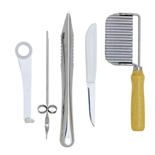 Norpro 300 Garnishing Tool Set - Create Professional Food Decorations