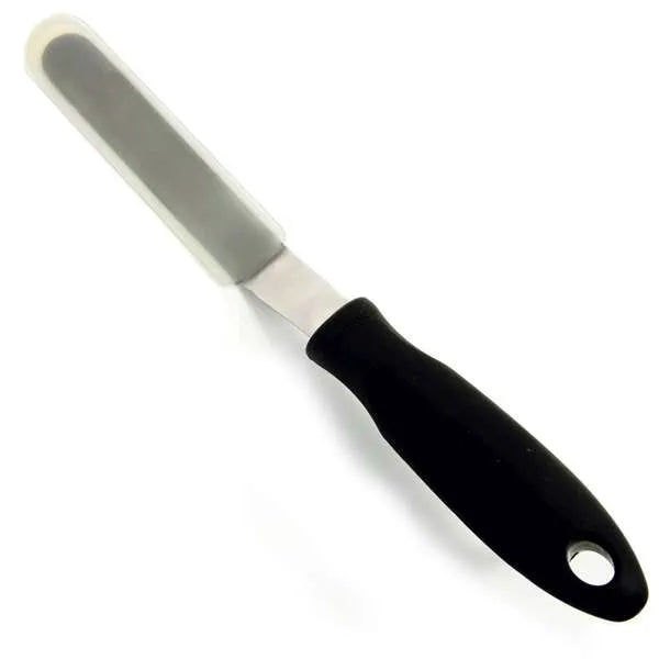 Norpro 3145 Stainless Steel Silicone Frosting Spatula - Offset Icing Tool