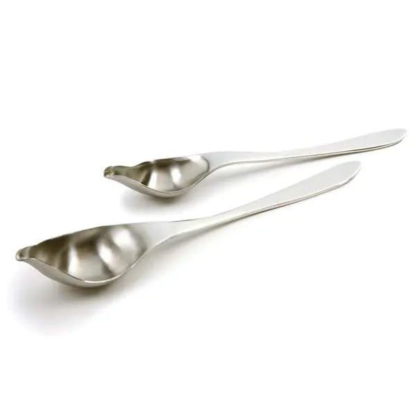 Stainless Steel Drizzle Spoons for Plating and Sauce Art - Set of 3