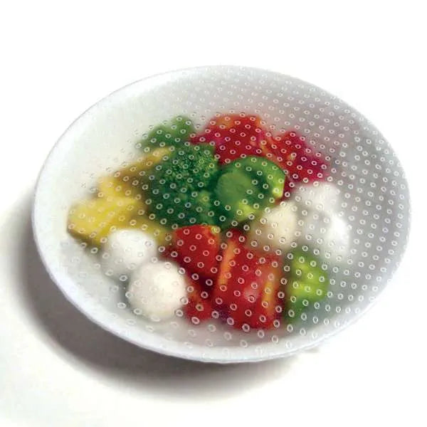 NorPro Silicone Stretch Bowl Covers - 2 Pack Clear Reusable Food Storage Lids