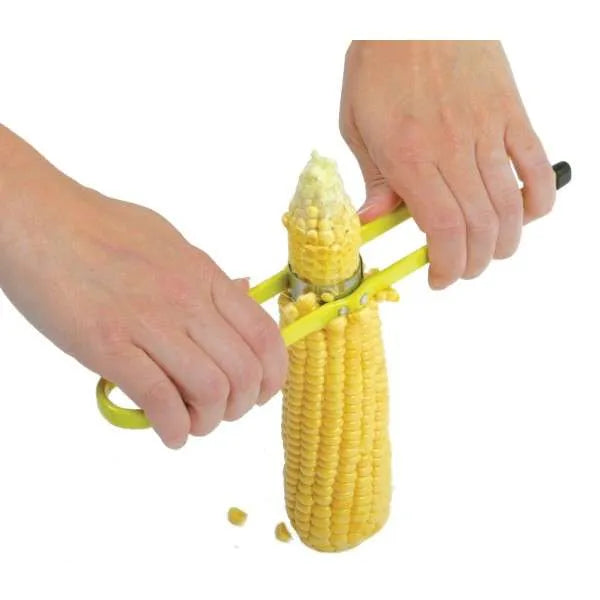 NorPro Stainless Steel Corn Cutter - Easy Kernel Removal Tool