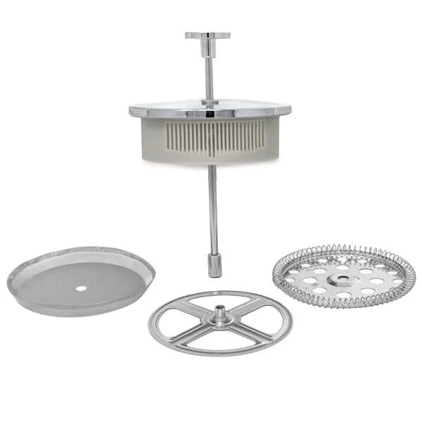 NorPro 3 Cup French Press - Compact Glass Coffee and Tea Maker with Stainless Steel Filter