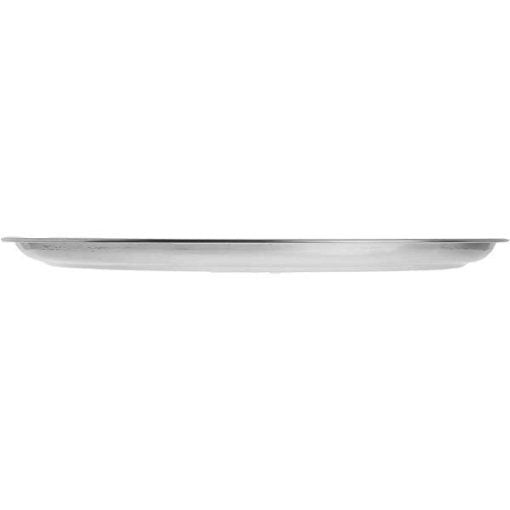 NorPro 15.5 Inch Stainless Steel Pizza Pan - Professional Wide Rim Pizza Baking Pan