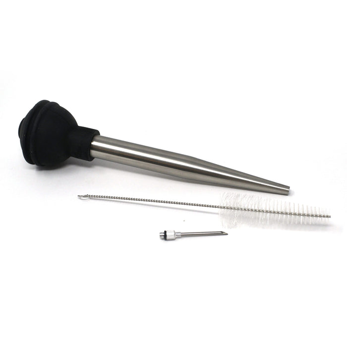 Norpro Stainless Steel Turkey Baster with Cleaning Brush