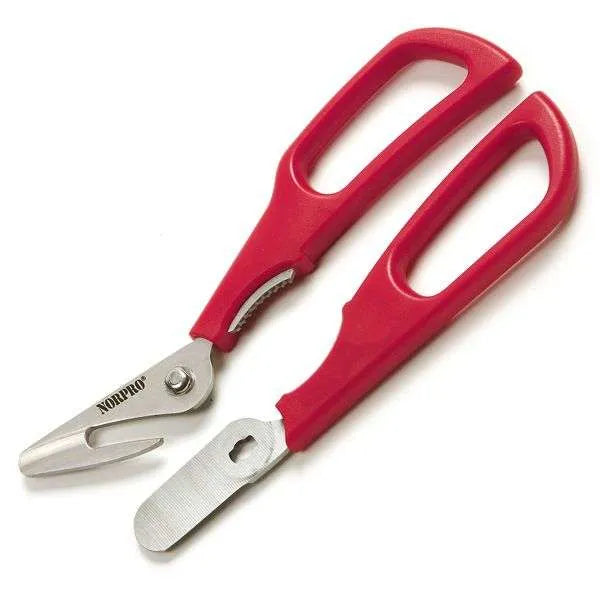 NorPro Ultimate Seafood Shears - Heavy Duty Kitchen Scissors for Shellfish and Crab
