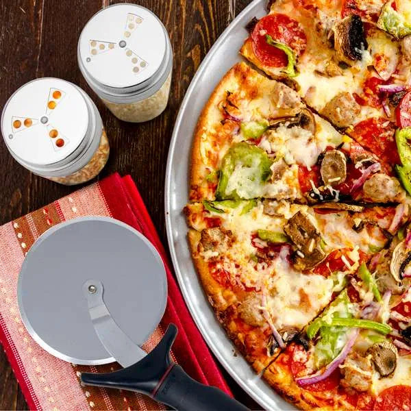 Adjustable Flour Shaker with Portion Control - Stainless Steel