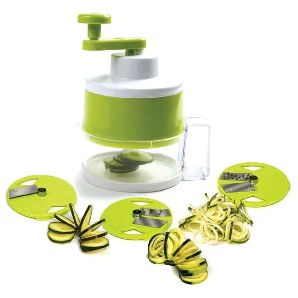 Norpro 875 Triple Spiral Slicer - 3-Blade Vegetable Spiralizer for Zoodles & Veggie Noodles
