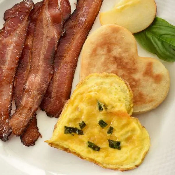 Norpro 980 Heart Rings - Nonstick Egg and Pancake Molds