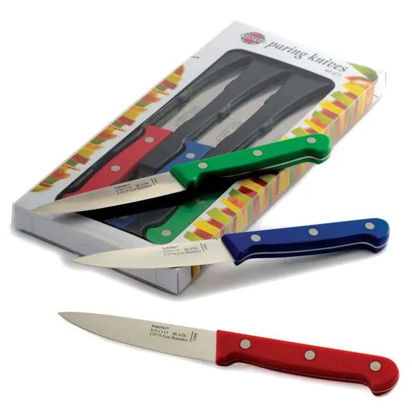NorPro #1999 3 Piece Stainless Steel Paring Knives