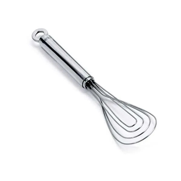 NorPro Krona Stainless Steel Flat Whisk 8.5 Inch - Professional NSF Approved