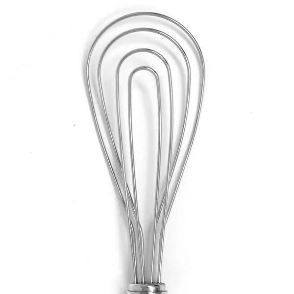 NorPro Krona Stainless Steel Flat Whisk 8.5 Inch - Professional NSF Approved