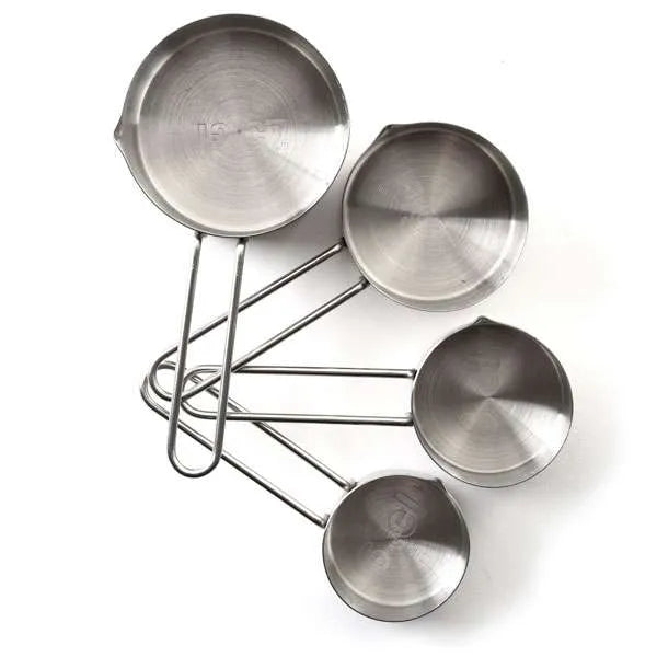 NorPro #3055 Stainless Steel Measuring Cups 4-Piece Set | Durable Kitchen Essential