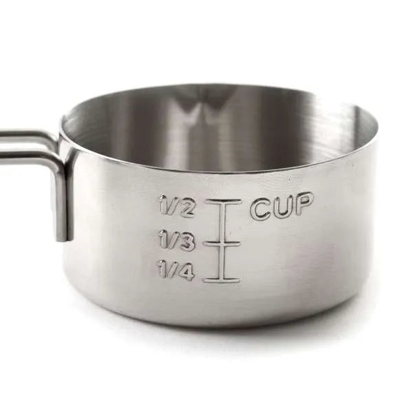 NorPro #3055 Stainless Steel Measuring Cups 4-Piece Set | Durable Kitchen Essential