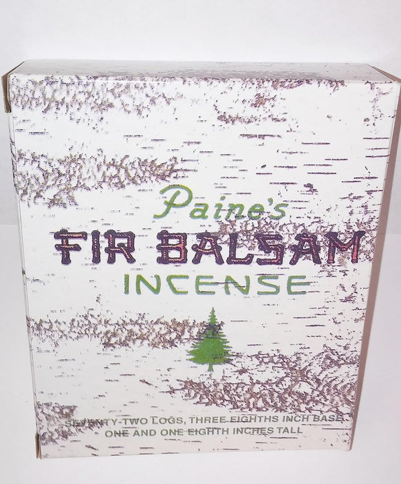 Paine's Products #20051 Balsam Fir Incense Logs, 72 Pieces