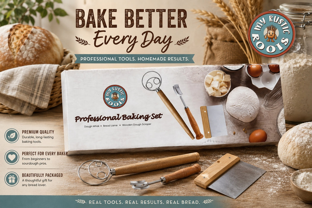My Rustic Roots Professional Baking Set, 3-Piece