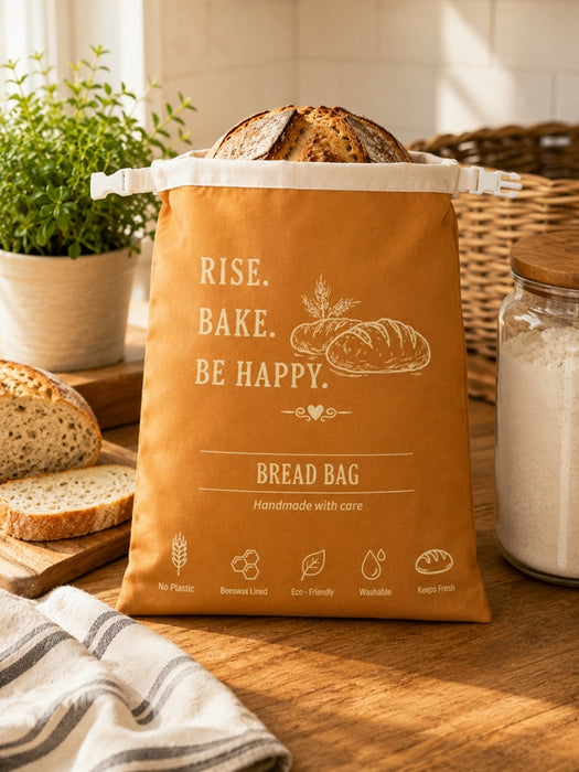 Beeswax-Lined Bread Bag