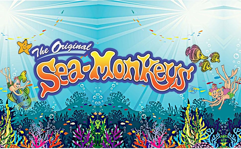 Schylling Retro Sea Monkeys Instant Life - Classic Aquarium Novelty Toy