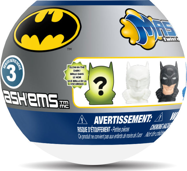 Batman Mash 'Ems Blind Ball - Squishy Collectible Superhero Toy