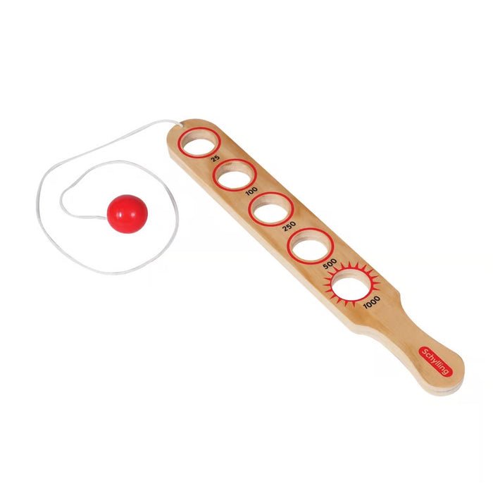 Schylling Classic Wooden Flip Stick Game - Skill Toy