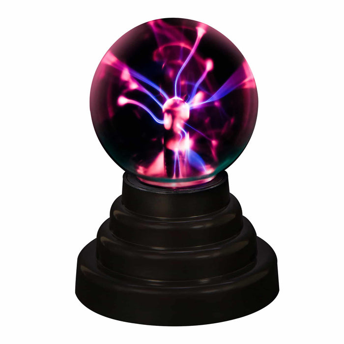 Lava Lamp Brand 3" Plasma Ball - Lightning Storm Science Toy & Desk Lamp