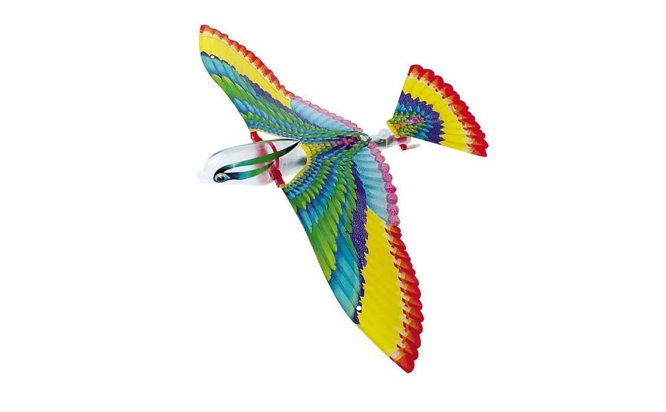 Schylling The Original Tim Bird - Wind-Up Flying Toy with Flapping Wings