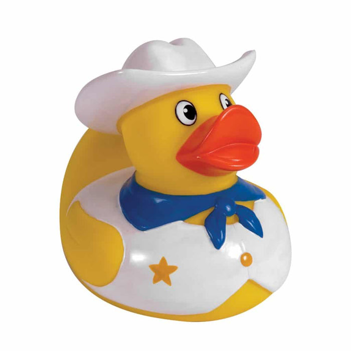 Schylling Cowboy or Cowgirl Rubber Duck - Random Pick