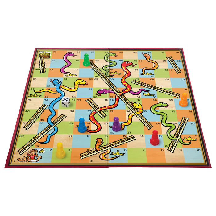 Schylling Classic Snakes and Ladders Board Game