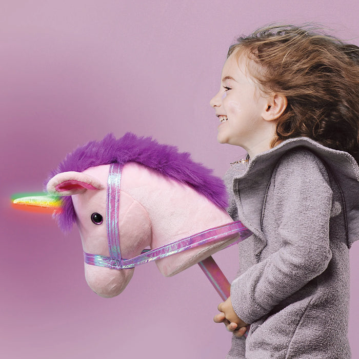 Schylling Starlight Unicorn Ride-On Stick Pony