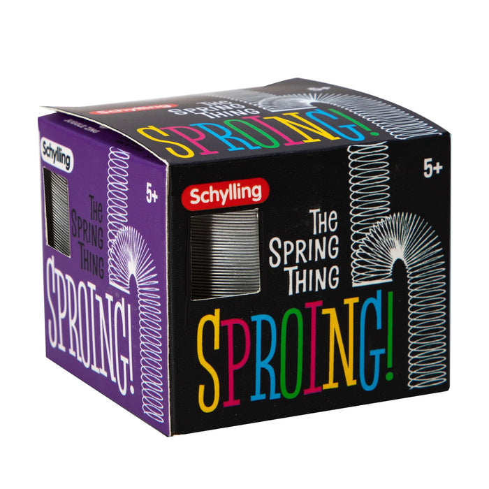 Schylling Sproing Metal Spring Toy - Classic Walking Spring Toy