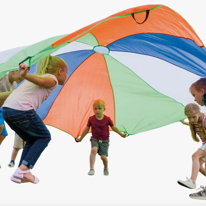 Toysmith Playground Classics 10-Foot Parachute - Screen-Free Group Play