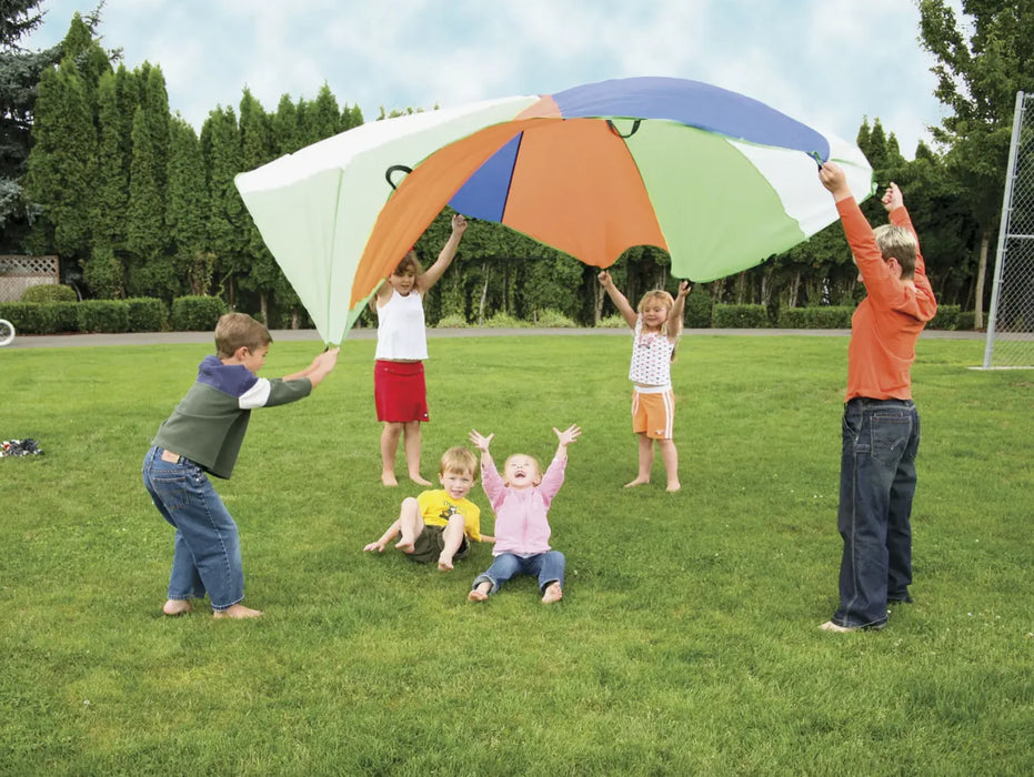 Toysmith Playground Classics 10-Foot Parachute - Screen-Free Group Play