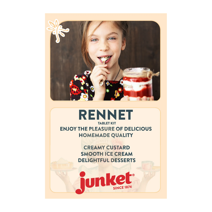 Junket Plant-Based Rennet Tablets for Homemade Cheese Making