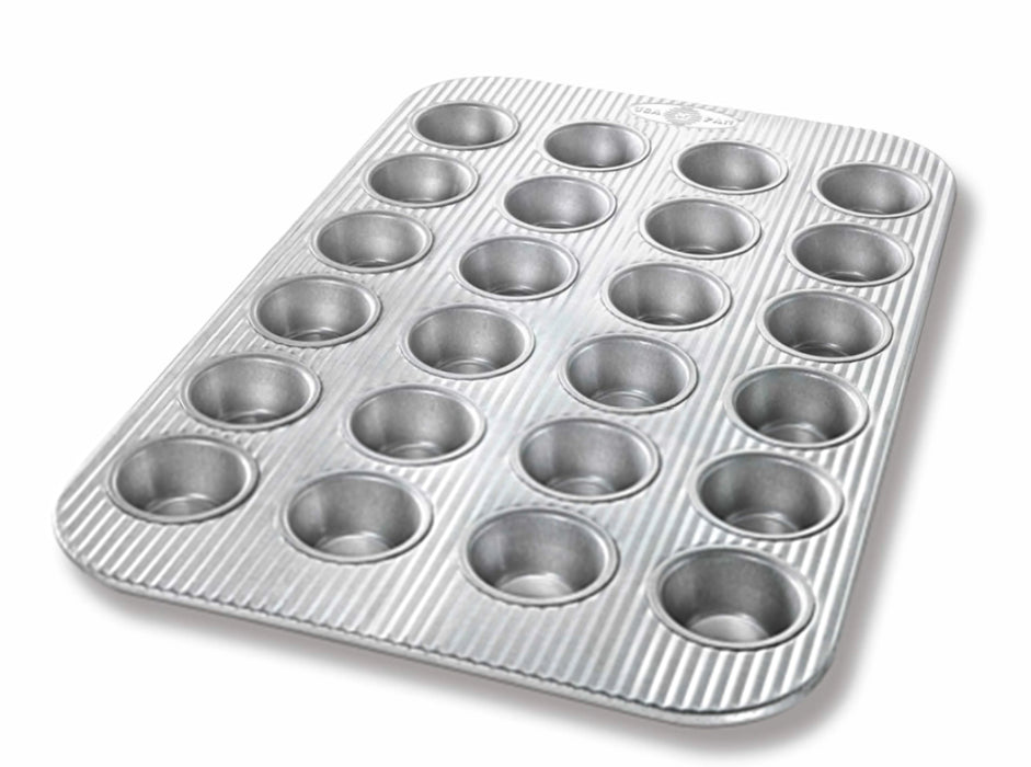 USA Pan 24-Cup Mini Muffin Pan - Nonstick Bite-Size Muffin Pan