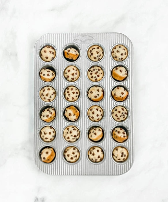 USA Pan 24-Cup Mini Muffin Pan - Nonstick Bite-Size Muffin Pan