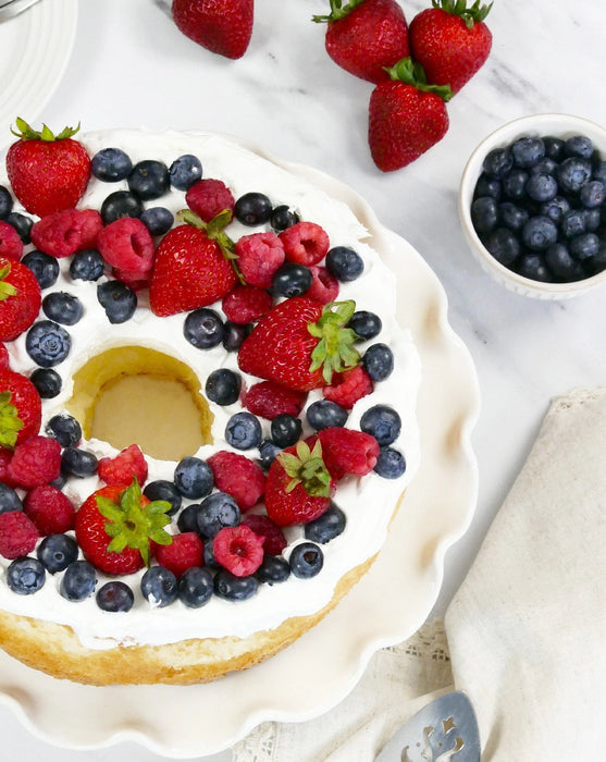 USA Pan Angel Food Cake Pan with Removable Bottom - Nonstick Tube Pan