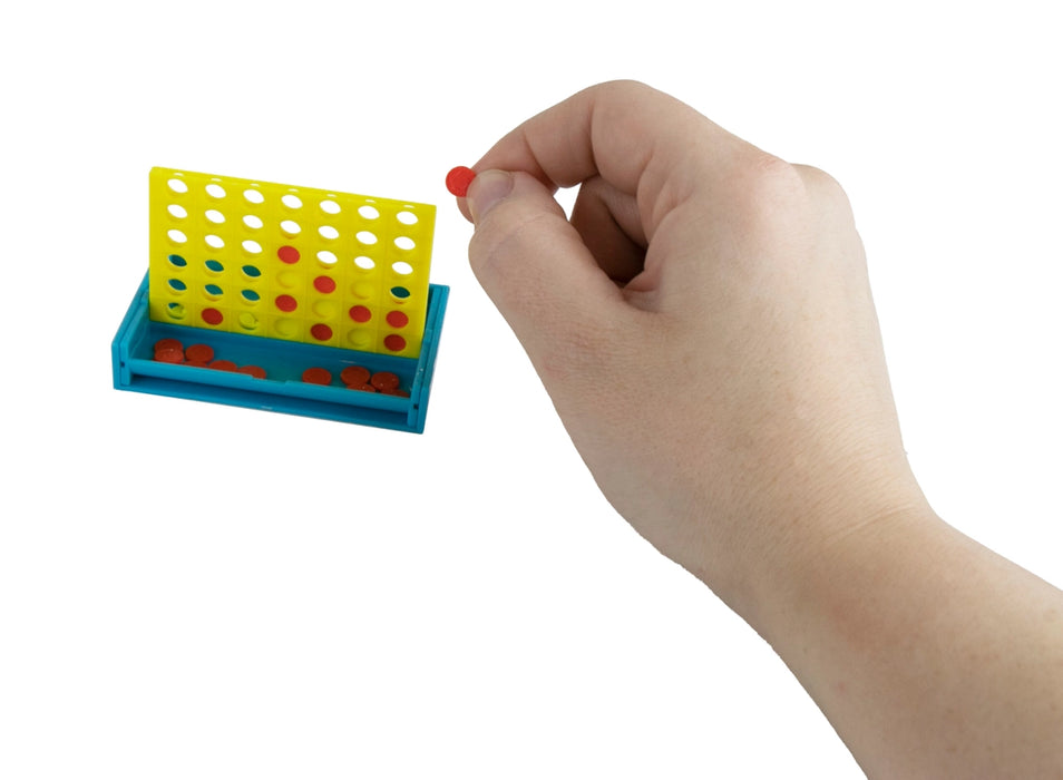 World's Smallest Connect 4 Game - Miniature Pocket Strategy Game
