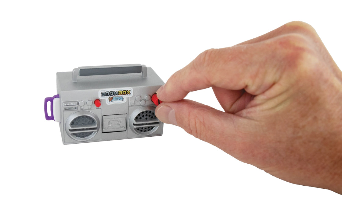 World's Smallest Boombox - Miniature Retro Music Player Toy