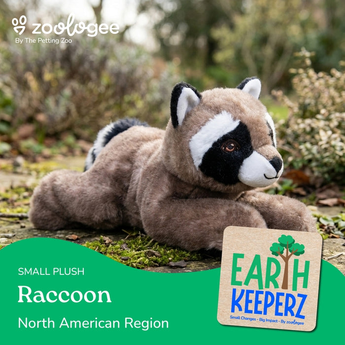 Earth Keeperz Raccoon 10" Recycled Plush
